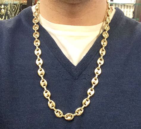 gucci chain|14k gold gucci link chain.